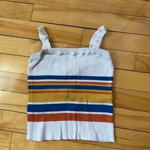 Striped Crop Top